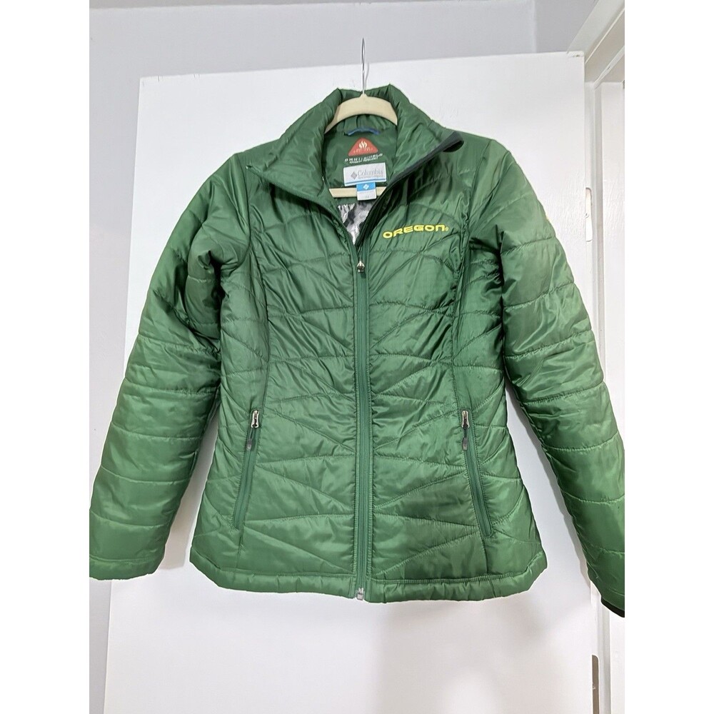 Columbia Women's Omni-Heat Puffer Jacket University of Oregon Sz XS Football
